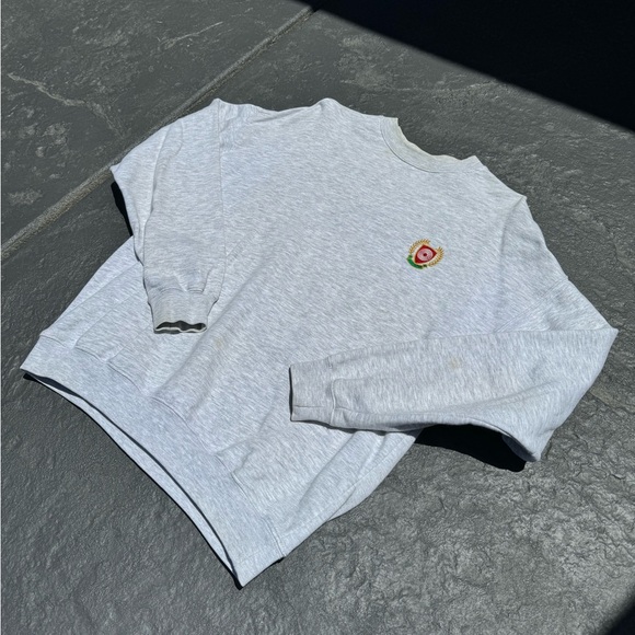 Yeezy Season 5 Grey Calabasas Crest Crewneck Size XS Kanye West - Picture 6 of 15